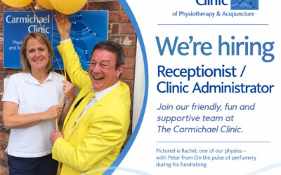 We’re Hiring A Receptionist/Clinic Administrator